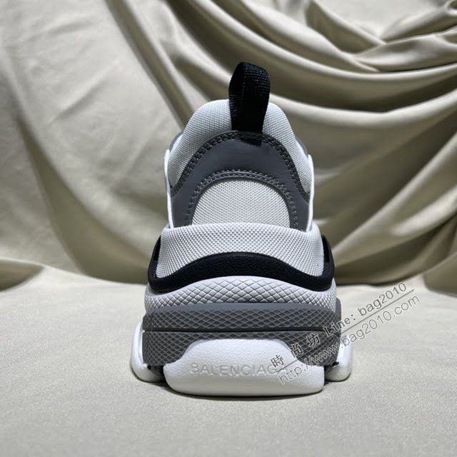 Balenciaga經典款男女鞋 巴黎世家頂級版本Triple S大底LOGO老爹鞋 Balenciaga情侶款老爹鞋  hdbl1197